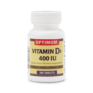 21st Century Healthcare Vitamin D-3 Tablets - DBD-VITAMIN D-3 400IU TAB 100/BT - 55881