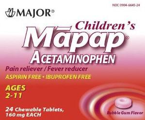Acetaminophen Children's Chewable Tablets