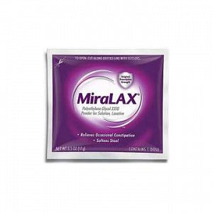 Bayer Healthcare Miralax Powder - Miralax Laxative Powder, 0.5 oz. Unit Dose Packets - SP80766