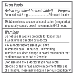 Medline Senna Tablets - Senna Tablet, 100/Bottle - OTCM00007H