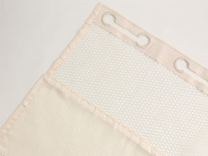 Medline On The Right Track Mini Squares Cubicle Curtains - OTRT QUICK SHIP, MINI SQUARES, BEIGE - OTQMS69X82BGE