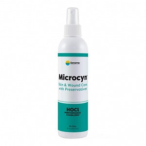 Sonoma Pharmaceuticals Microcyn Skin and Wound Cleansers - Microcyn Professional Skin and Wound Care with Preservatives, Spray Bottle, 8 oz. - 84507