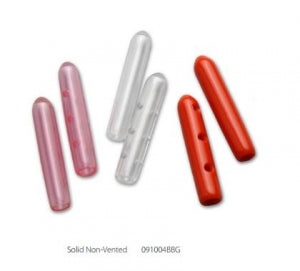 Aspen Surgical Non-Vented Instrument Tip Protectors - Instrument Guard, Nonvented, Red, 3.2 mm x 25 mm - 091004BBG