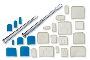 Aspen Surgical Osteotome Tip Protectors - Osteotome Vented Instrument Guard, Blue, 32 mm x 32 mm - 094016BBG
