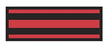 Aspen Surgical ColorTrack Instrument ID Sheet Tapes - Instrument I. D. Tape, Red and Black Stripe - 153004EEA