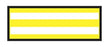 Aspen Surgical ColorTrack Instrument ID Sheet Tapes - Instrument I. D. Tape, 1/4" Sheet, Yellow Stripe - 154005EEA