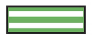 Aspen Surgical ColorTrack Instrument ID Sheet Tapes - Instrument I. D. Tape, 1/4" Sheet, Lime Stripe - 154014EEA