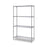 One Box Wire Shelving 4-Shelf Unit 24"D x 72"H 48"W