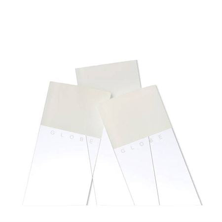 One-Side Frost White Glass Slides 90° Corners