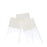 One-Side Frost White Glass Slides 90° Corners