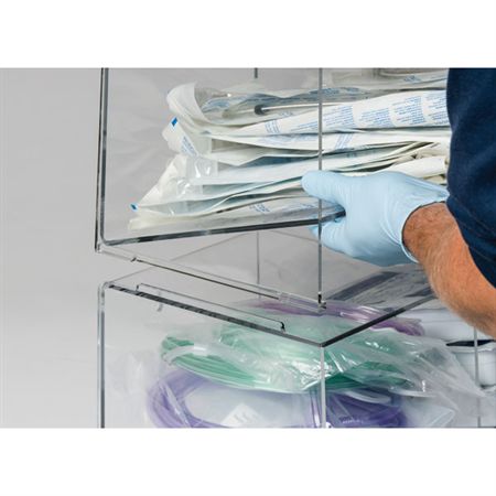 Open Tilt Bin Open Stacking Tilt Bin - 3-Bin Unit