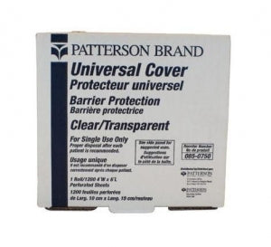 Patterson Dental Supply Universal Covers Barrier Protection - Universal Covers Barrier Protection, Perforated, 4" x 6" - 085-0750