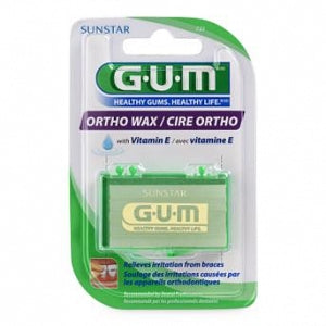 Sunstar Americas GUM Orthodontic Wax - GUM Orthodontic Wax, Unflavored - 723PC