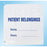 Patient Belongings Bag Drawstring White Plastic 20"X20"X4" 250 Per Case