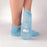 Principle Business Single-Imprint Terries Slipper Socks - Pillow Paws Double Imprint Terries Slipper Socks, Child 8-4.5, Light Blue - 1094