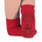 Principle Business Enterprises Bariatric Double-Imprint Terry Slipper Socks - Bariatric Double-Imprint Terries Slippers, Red - 3807-001