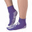 Principle Business Enterprises Pillow Paws Double-Imprint Terries Slipper Socks - Pillow Paws Single Imprint Terries Slipper Socks, 2XL Adult 10.5+, Purple - 3901-001