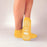 Principle Business Yellow Single Imprint Terries Slipper Socks - Single Imprint Slipper, Yellow, Size 2XL - 3902