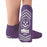 Principle Business Enterprises Pillow Paws Slipper Socks - Adult Slippers, Single Imprint, Purple, Terry Cloth - 3921