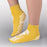 Principle Business Pillow Paws Risk Alert Terry Slipper Socks - Double Imprint Terry Knit Slippers, Child, Yellow - 3942-001