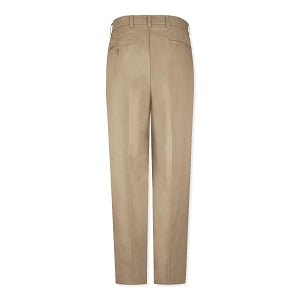 VF Imagewear Men's Cotton Work Pants - Men's Wrinkle-Resistant 100% Cotton Work Pants, Khaki, 34" x 37" Unhemmed - PC20KH34X37U