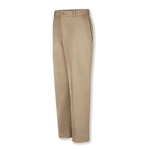 VF Imagewear Men's Cotton Work Pants - Men's Wrinkle-Resistant 100% Cotton Work Pants, Khaki, 34" x 37" Unhemmed - PC20KH34X37U