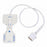 Mediaid Pediatric Disposable Foam Finger Probes - Pediatric Disposable Oximeter Sensor, Finger Probe, Microfoam, Nellcor, 7-Pin, 18" Cord - 202122