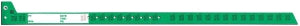 PDC Healthcare Securline Easy Peel Barcode Blood Wristbands - Secureline Blood Wristband with 23 Alphanumeric Labels, Yellow - 2406-14-PDB