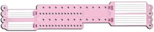 PDC Healthcare Speediprint ID Bands - ID Band, OB Set, 4 Part, Insert Card, Snap, Clear - 324-10-PDL