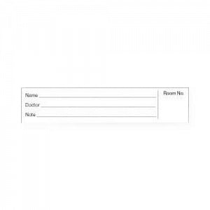 First Healthcare Prod Spine ID Insert Cards - Spine ID Insert Card, 5" x 17/16", White - 4266-01