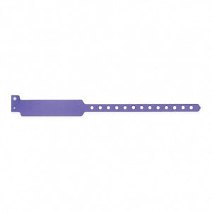 Brady Worldwide Sentry SuperBand Patient ID Wristband - Write-On Sentry Adult Wristband, Lavender - 5050-23-PDM