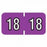 PDC Healthcare Ames Compatible Color-Coded Labels - Ames Compatible Color-Coded "4" Label, 1.5" x 0.75", Purple - 59702415