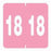 PDC Healthcare Ames Compatible Color-Coded Labels - Ames Compatible Color-Coded "8" Label, 1.5" x 0.75", Pink - 59702419
