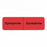 PDC Healthcare Drug Labels - LABEL, IV "EPINEPHRINE", 2-7/8X7/8, RED - 59704689