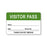 PDC Healthcare Removable Visitor Pass Paper Labels - Visitor Pass Paper Label, Removable - 59704819