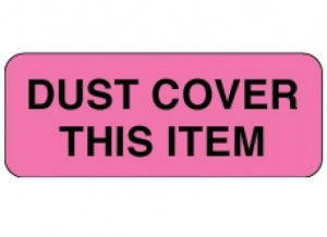 PDC Healthcare Dust Cover This Item Labels - Dust Cover This Item Label, 2-1/4" x 7/8", Pink - 59705051