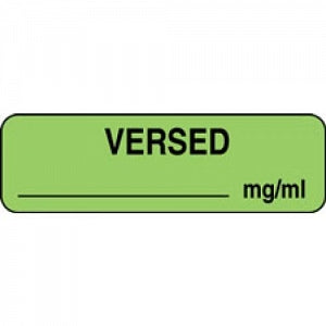 PDC Healthcare Anesthesia Labels & Tapes - Rx mg / mL Label, Fluorescent Green, 1-1/4" x 3/8", 1, 000/Roll - 59705179