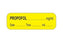 PDC Healthcare Drug Labels - Propofol Label, 1-1/2" x 1/2", Yellow, 1000/Roll - 59709044