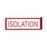 Brady Worldwide Removable Labetalol Anesthesia Tape - Isolation Tape, 2" x 500", Core, White / Red - 59710080