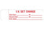 PDC Healthcare Label Wraparound Paper Permanent - I. V. Set Change Label, White, 3/4" x 3" - 59710090