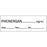 PDC Healthcare Medication Labels - "Phenergan Date / Time / Initial" Tape Label, 0.5" x 500", White, 500/Roll - 59726295