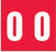 PDC Healthcare AMES Compatible Numeric Labels - Mylar-Coated Ames-Compatible Color-Code Label, Numeric "0," 1-7/8" x 1-7/8", Red - 59742369