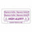 PDC Healthcare Permanent Paper Piggyback IV Labels - Piggyback IV Labels, 3" x 1 /2", White, Magnesium Sulfate - 59745604