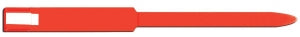 Brady Worldwide Soft-Lock Bands - Soft-Lock ID Band, Write On, Adhesive Closure, Red - 624-16-PDJ