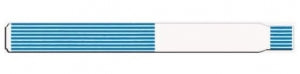 PDC Healthcare Thermal Wristbands - Thermal Wristband, Adult, Blue - 7042-13-VHM