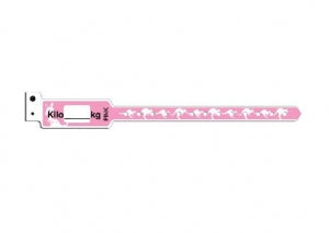Brady Worldwide KangaBand Wristbands - KangaBand Wristband, Broselow, Pink, 6 kg to 7 kg - KG470SPK-11-PDJ