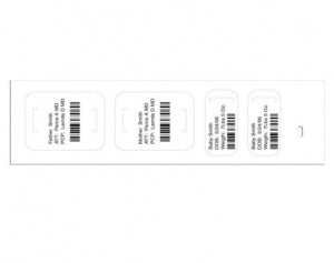 Brady Thermal Wristband Tags - Thermal Wristband Tag, Precision, Adult / Infant - 7601-11-PDL