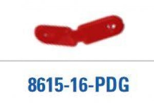 PDC Healthcare Alert ID Bands - Ident-Alert Blank Colored Snap, Red - 8615-16-PDG