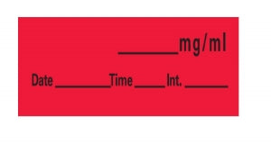 PDC Dilaudid Label / Tape - Dilaudid Tape, 1/2", Orange - AN-200