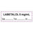 Brady Worldwide Removable Labetalol Anesthesia Tape - Labetalol Tape, 1-1/2" x 1/2", White with Purple - ANS-117